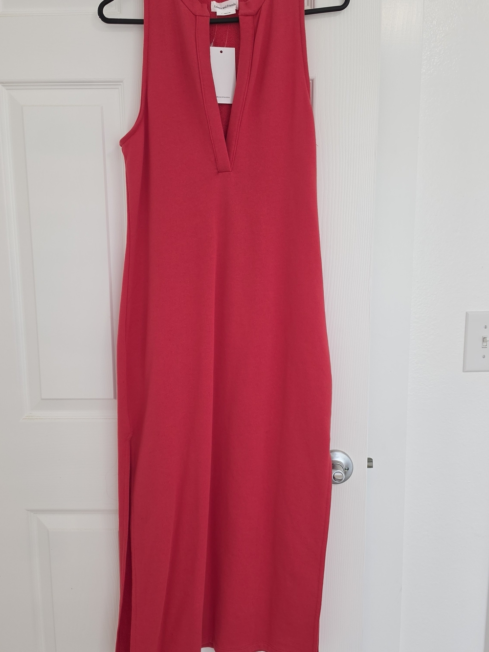 Lovers + Friends Fuchsia Sleeveless V-Neck Maxi Dress Size S